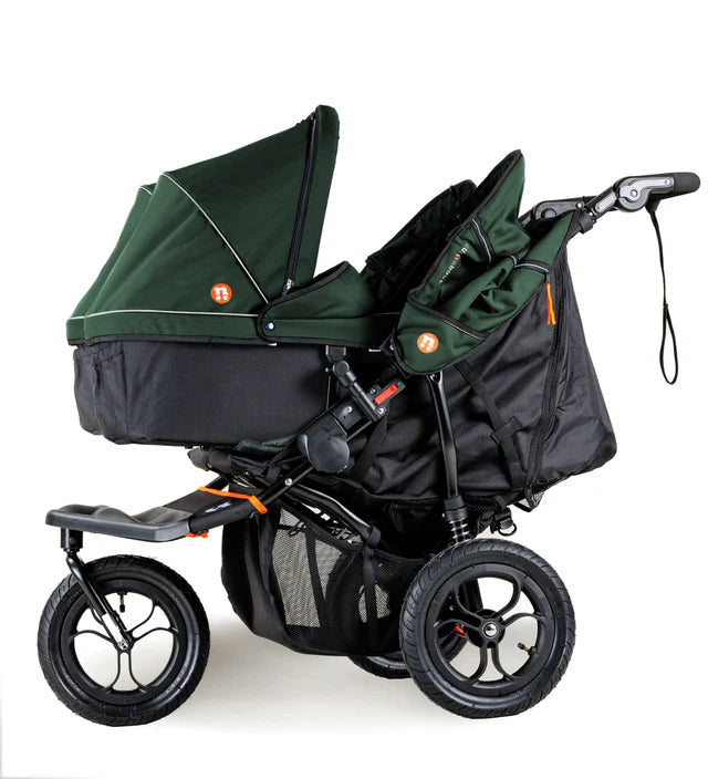 OutnAbout Nipper V5 Double Pushchair Sycamore Green