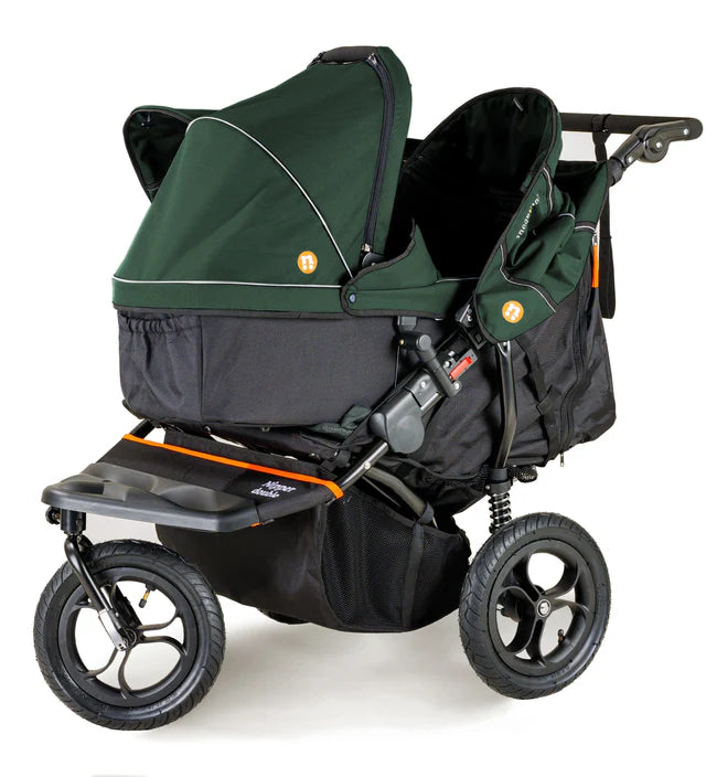 OutnAbout Nipper V5 Double Pushchair Sycamore Green
