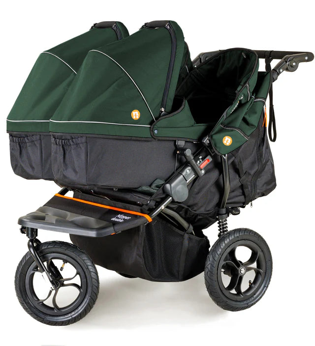 OutnAbout Nipper V5 Double Pushchair Sycamore Green