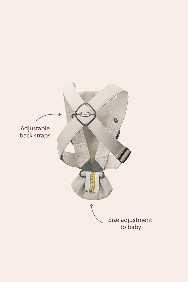 BabyBjorn Baby Carrier Mini- Light Beige (3D Jersey)