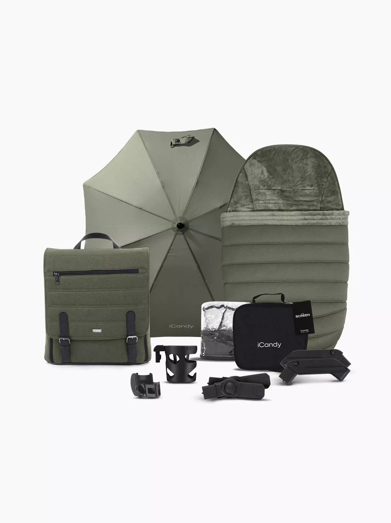 iCandy Peach 7 Pushchair & Carrycot Bundle in Ivy