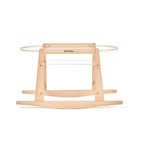LGS Organic Knit Moses Basket, Mattress & Rocking Stand