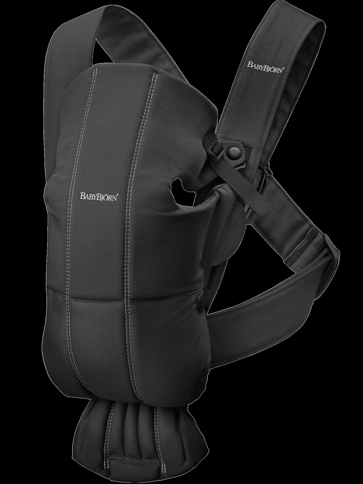 BabyBjorn Baby Carrier Mini- Black (Woven)