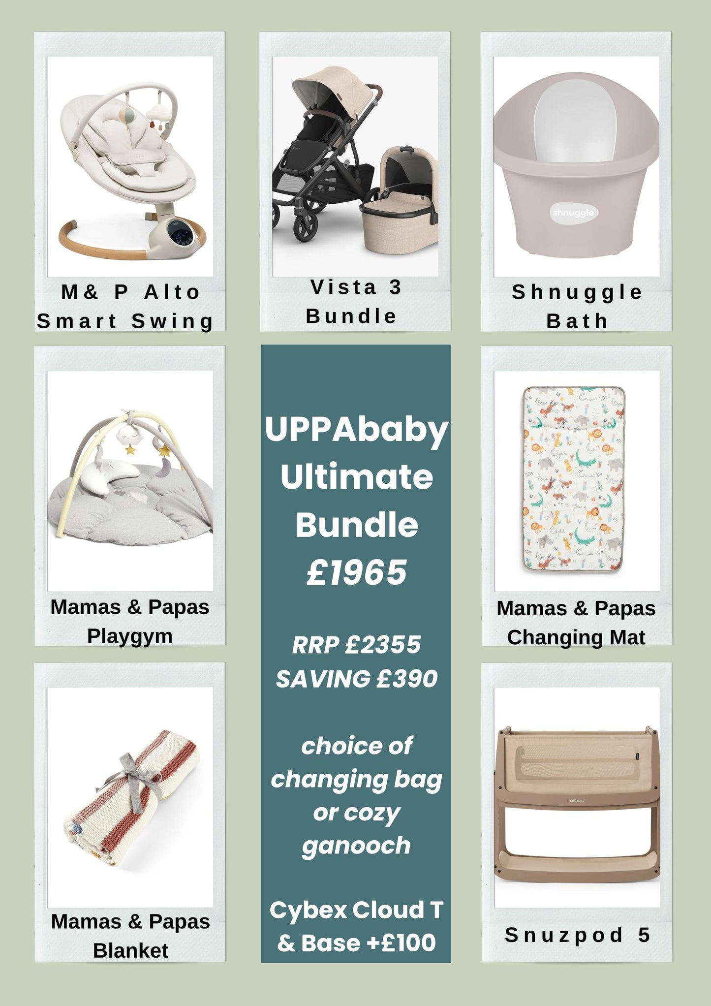 Strollers Ultimate UPPAbaby Vista 3 Bundle