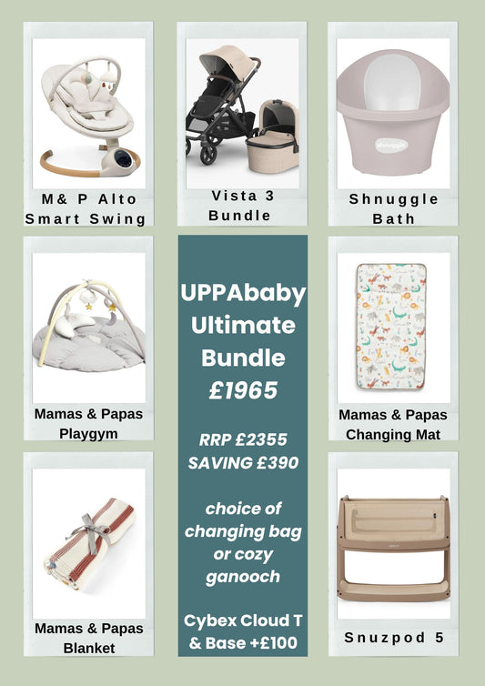 Strollers Ultimate UPPAbaby Vista 3 Bundle