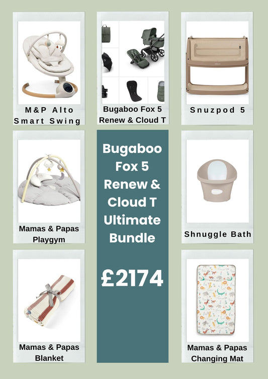 Strollers Bugaboo Fox 5 Renew & Cloud T Ultimate Bundle