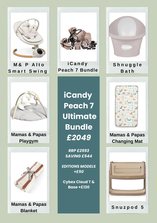 Strollers Ultimate iCandy Peach 7 Bundle