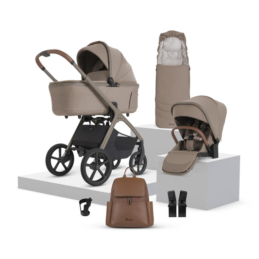Silver Cross Cove 2 Pram Bundle Champagne