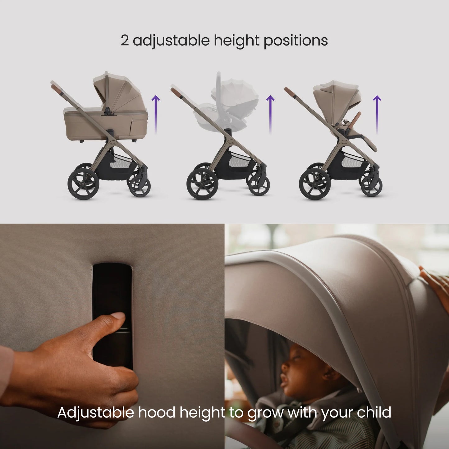 Silver Cross Cove 2 Pram Bundle Champagne