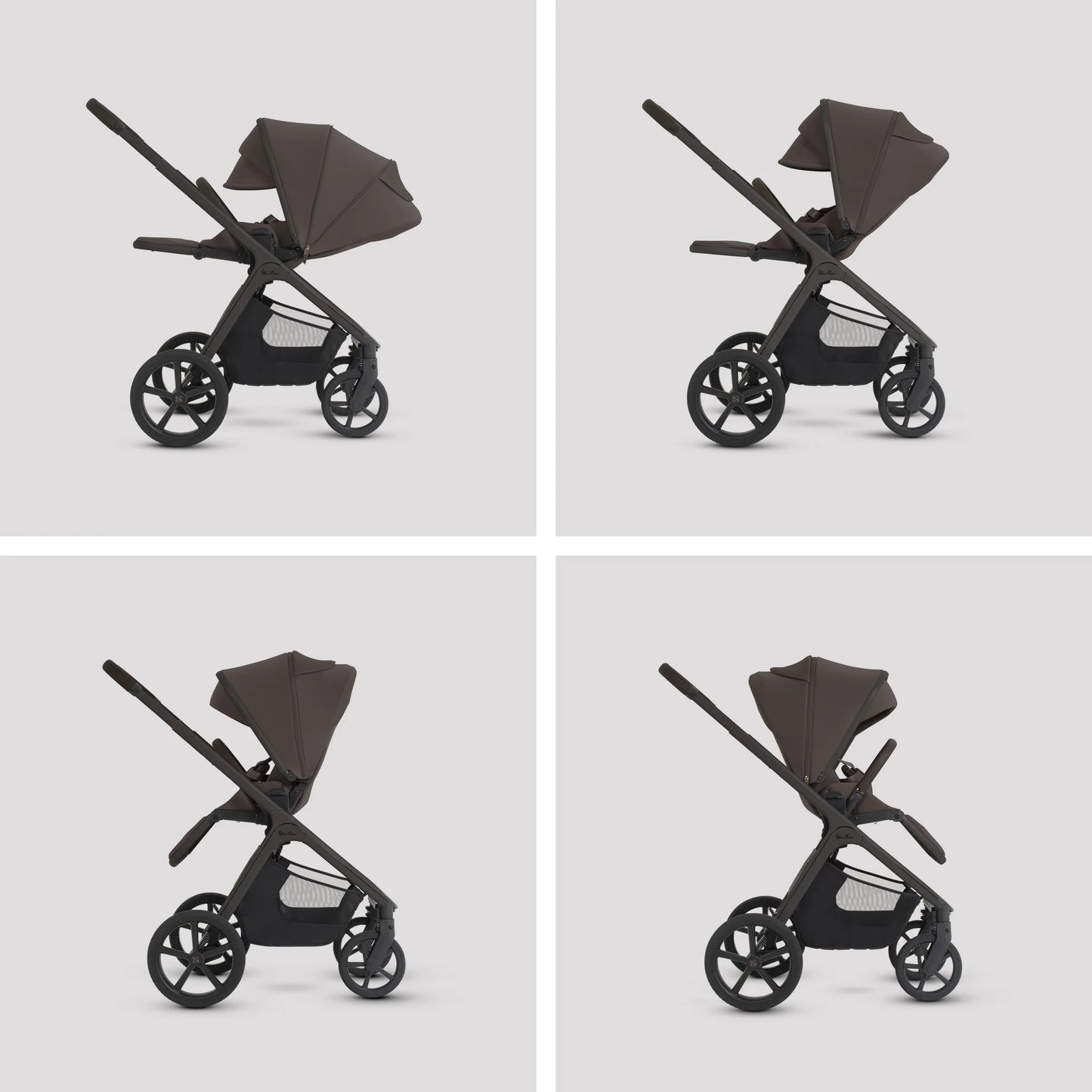 Silver Cross Cove 2 Pram Bundle Chocolate