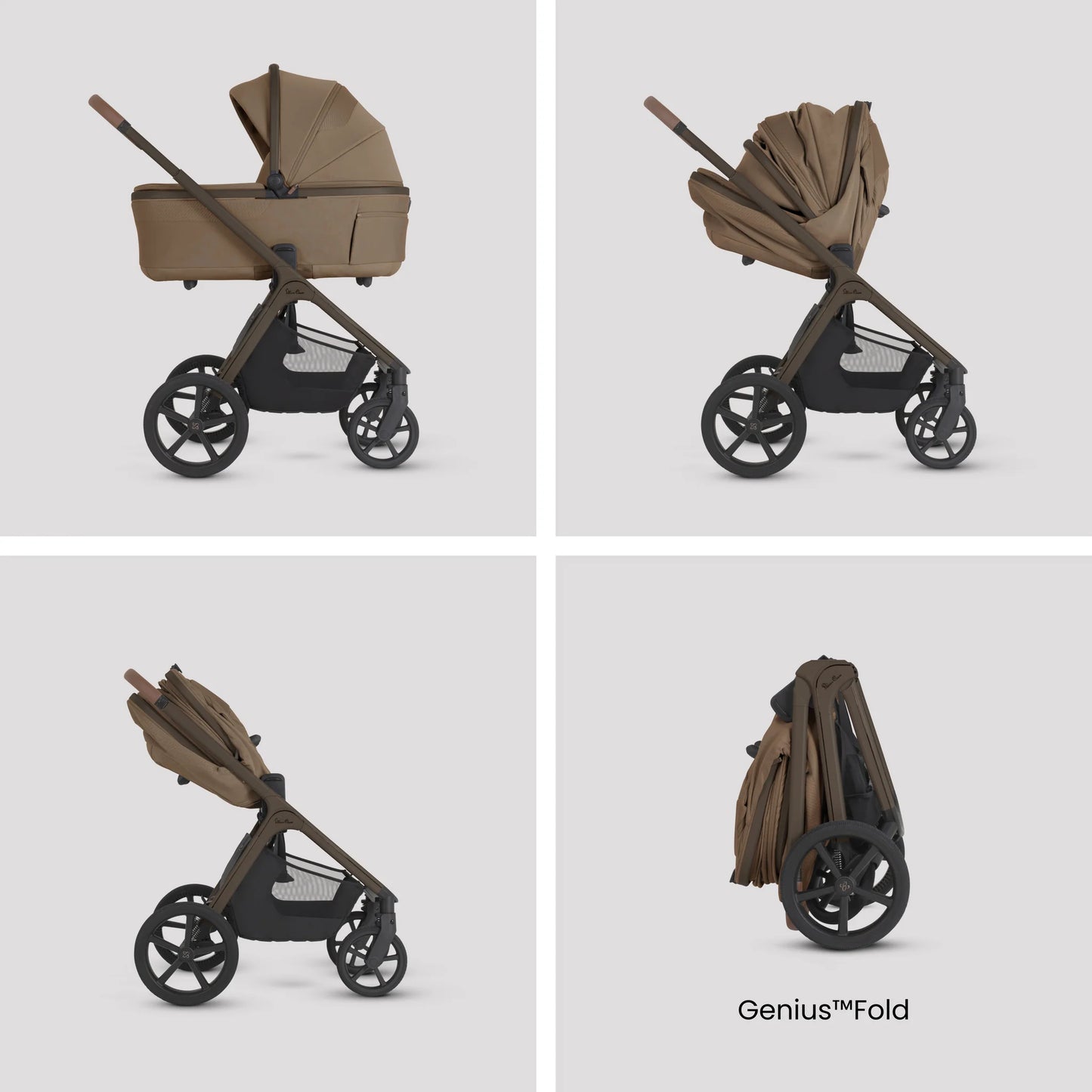 Silver Cross Cove 2 Pram Bundle Maple