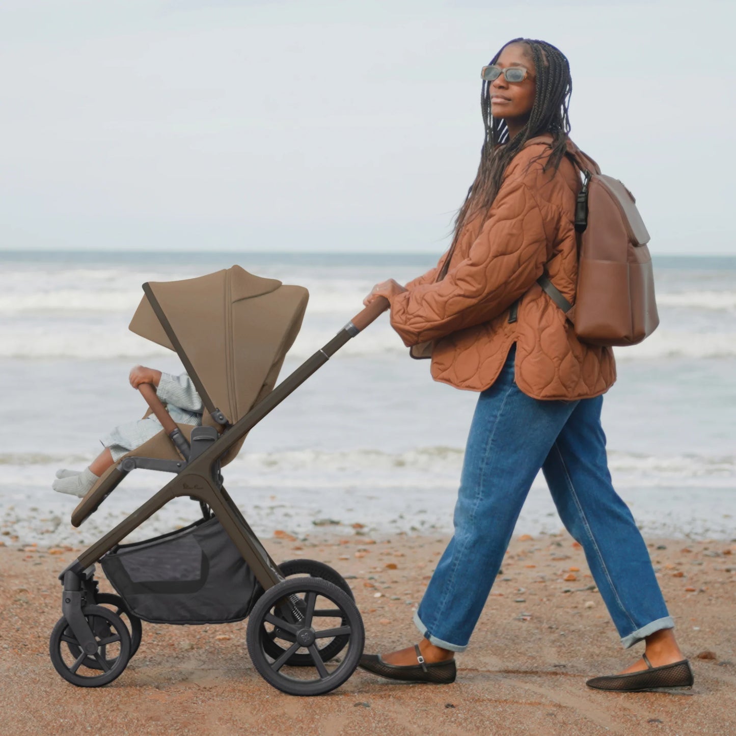 Silver Cross Cove 2 Pram Bundle Maple