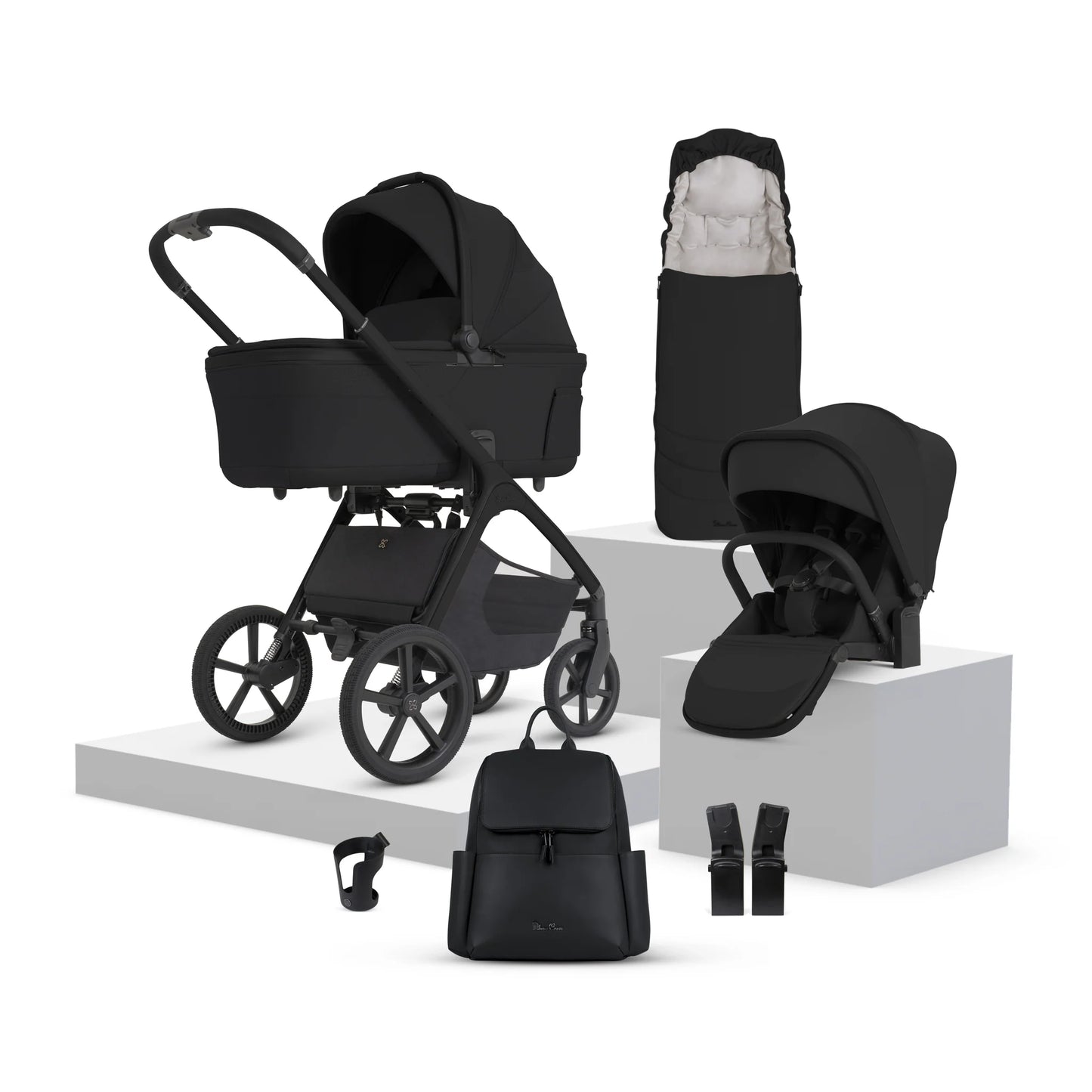 Silver Cross Cove 2 Pram Bundle Onyx