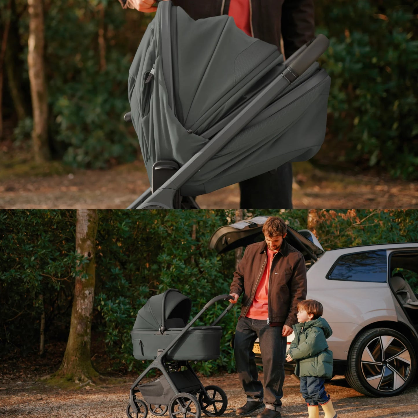 Silver Cross Cove 2 Pram Bundle Pewter