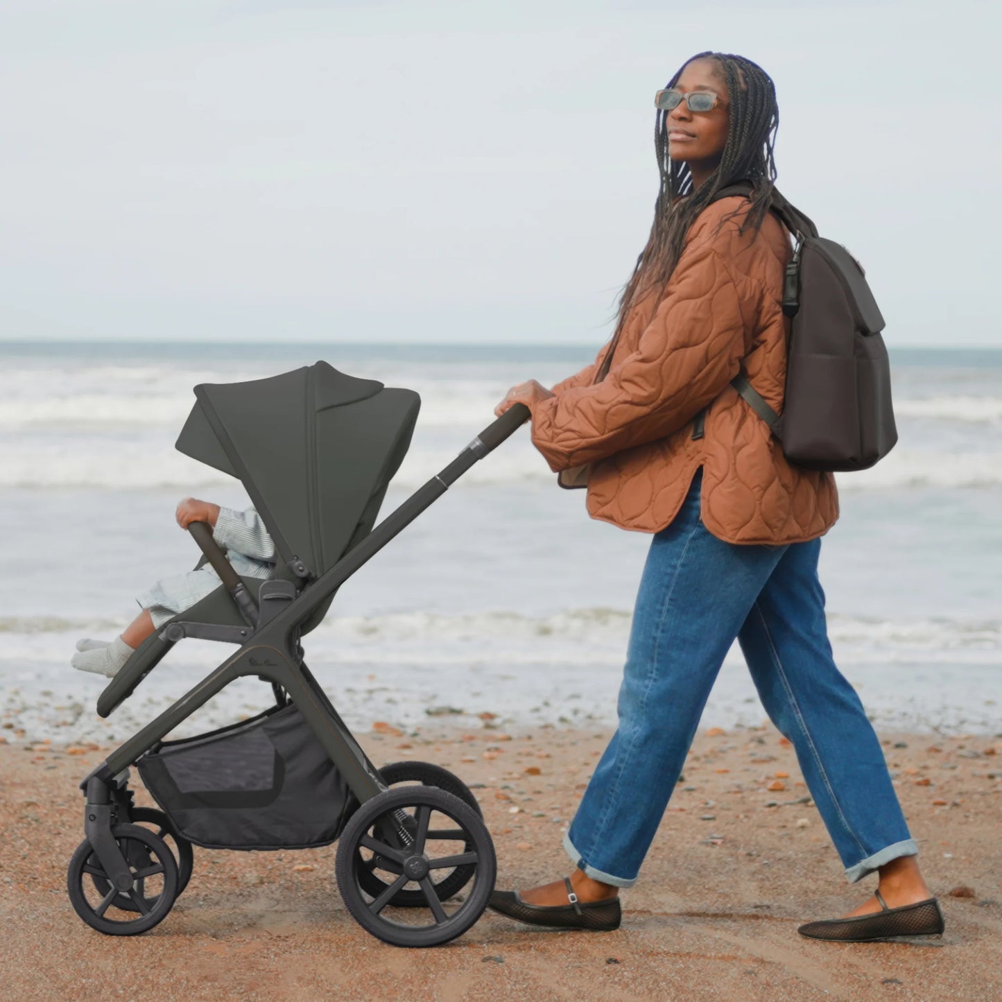 Silver Cross Cove 2 Pram Bundle Pewter