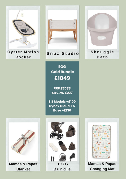 Strollers Gold EGG Bundle