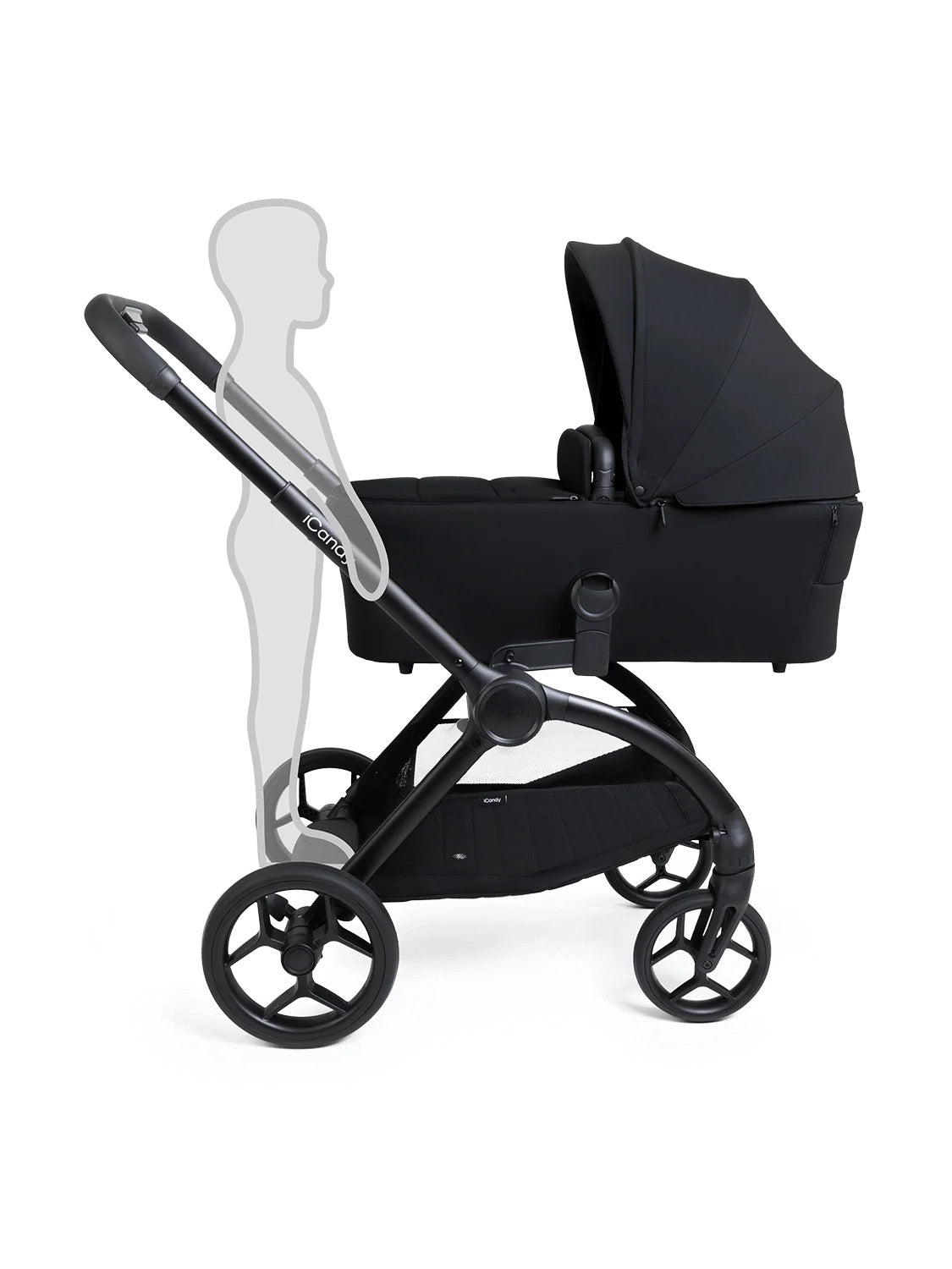 Core 2 Black Pushchair and Carrycot