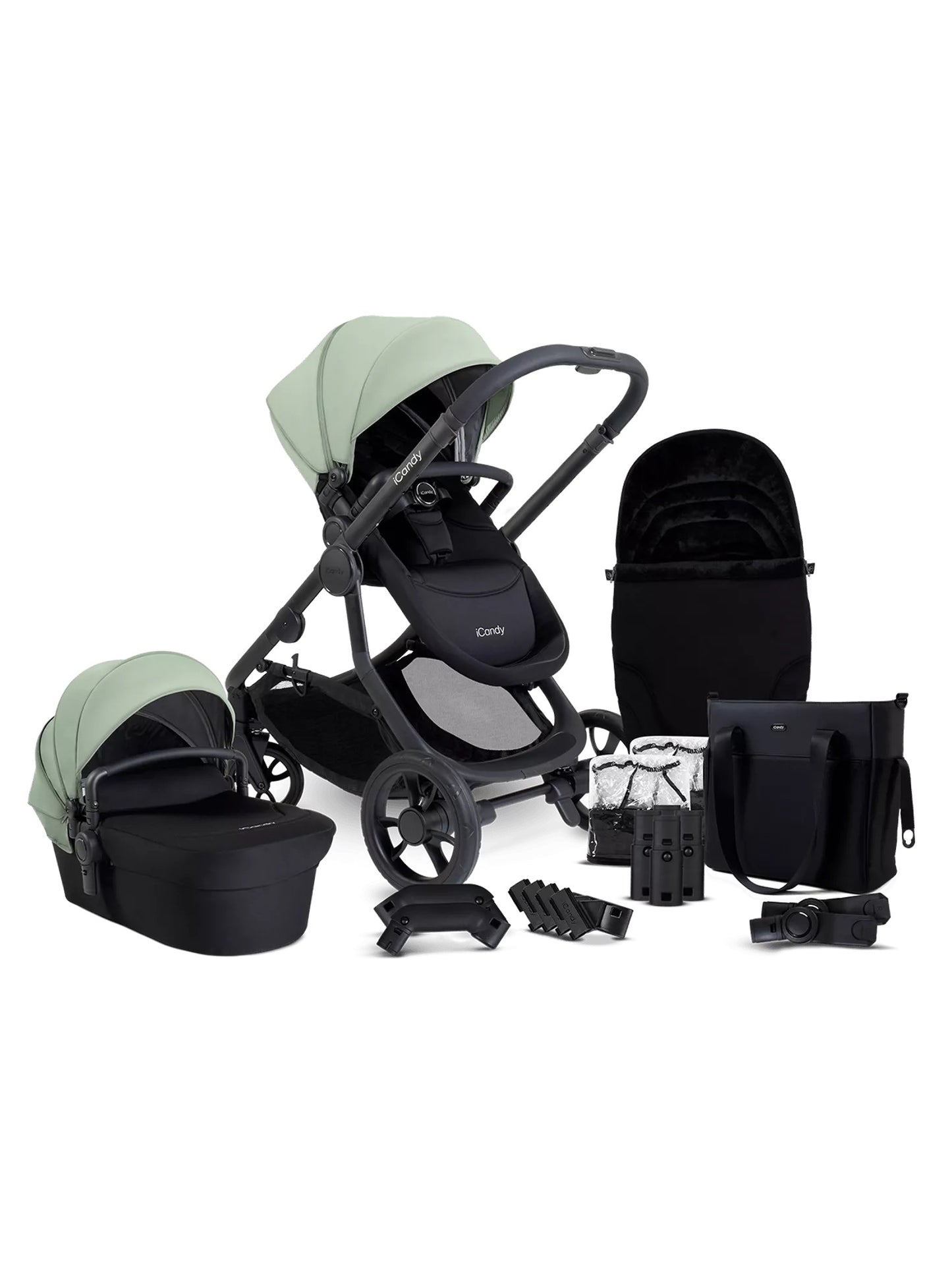 iCandy Orange 4 Pushchair Bundle in Pistachio