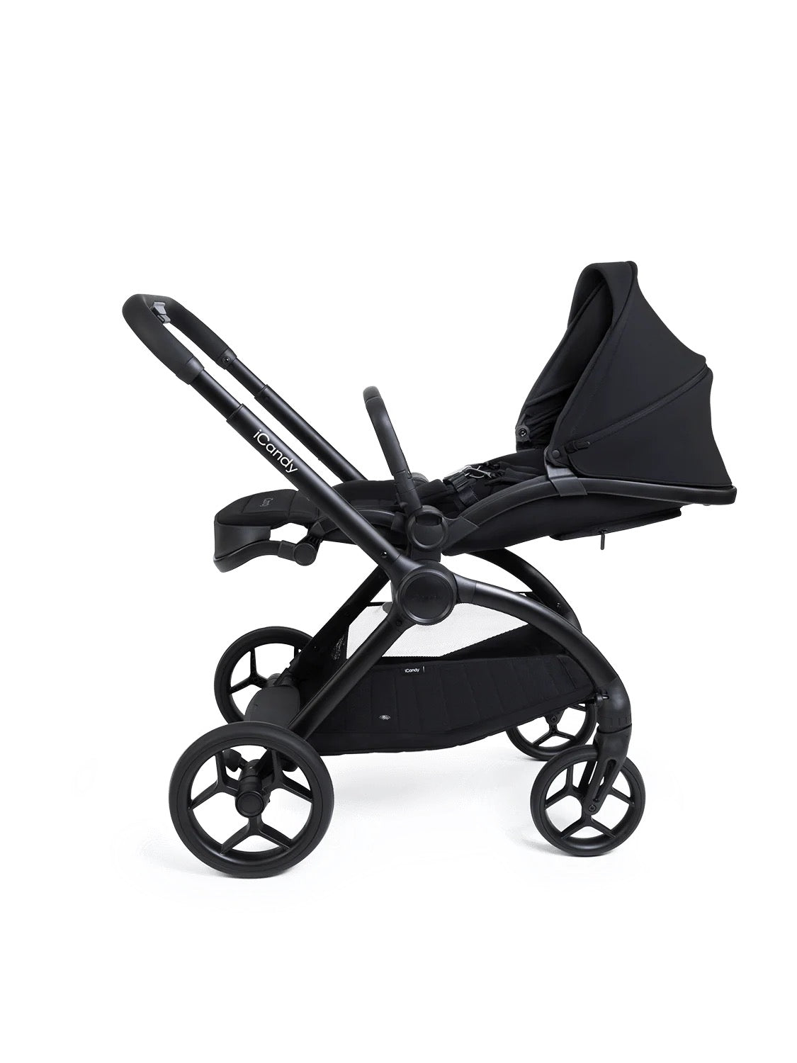 Core 2 Black Pushchair and Carrycot - Complete 360 Car Seat Bundle