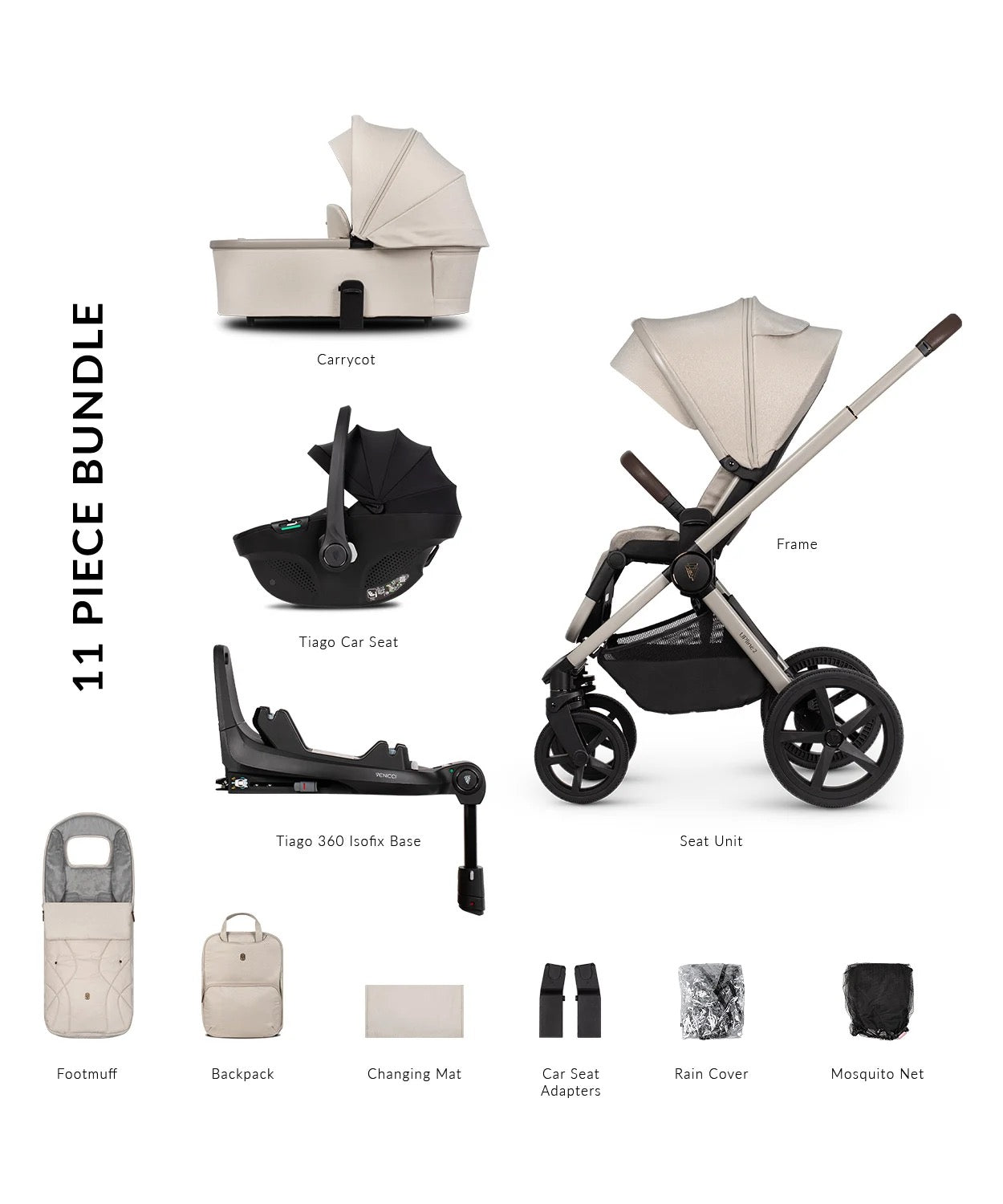 Venicci Upline 2 Stone Beige