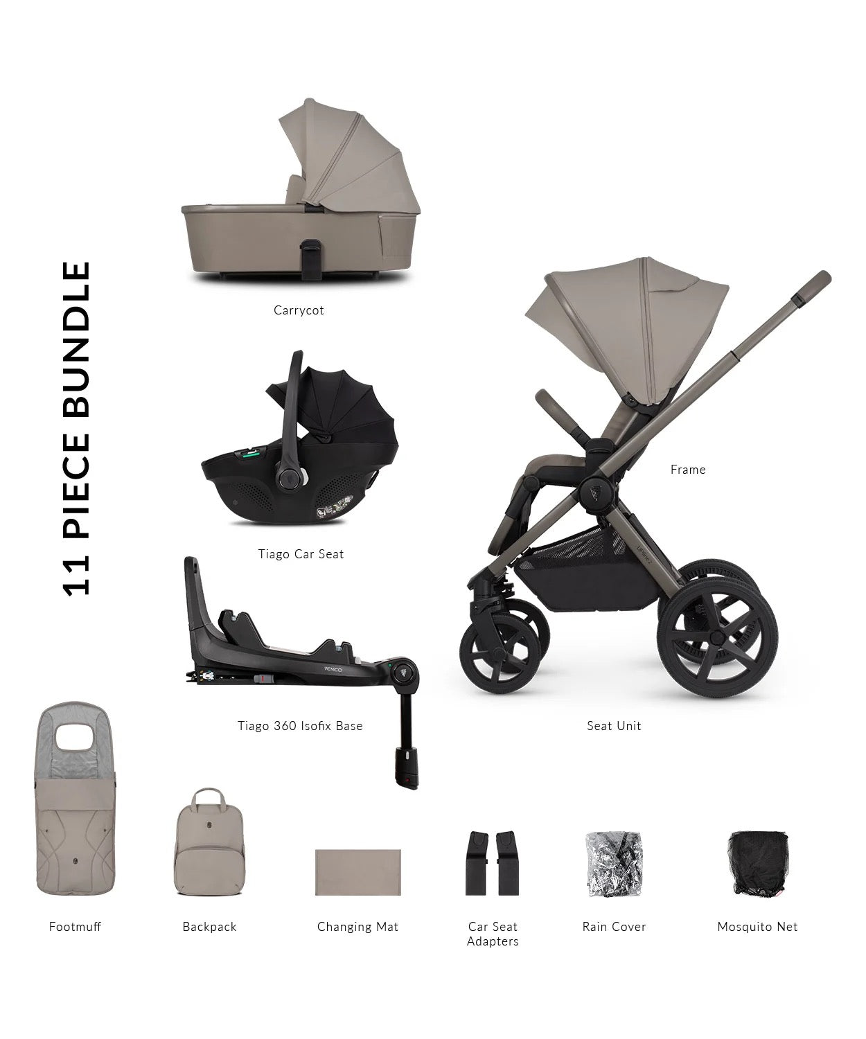 Venicci Upline 2 Taupe