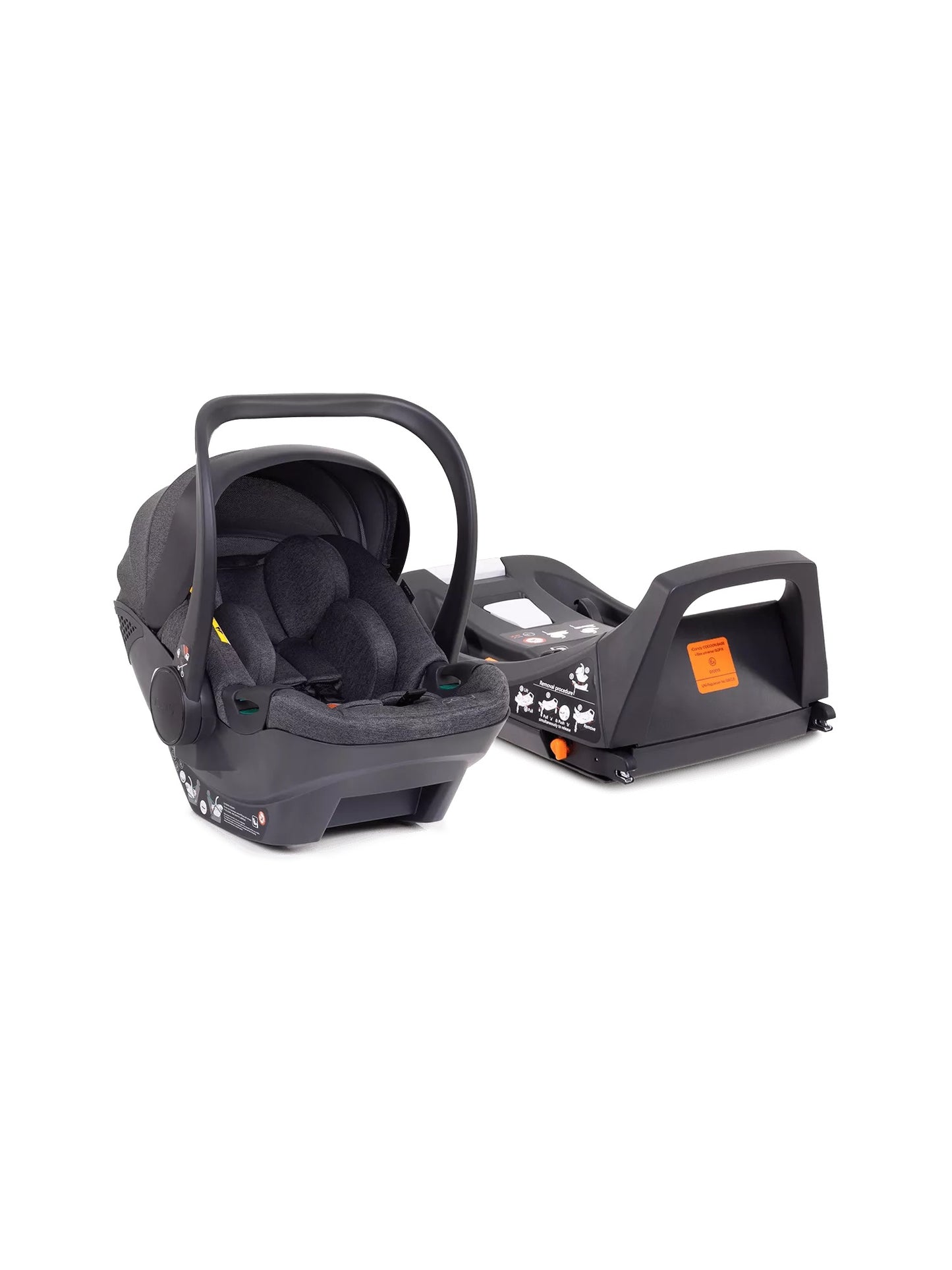 iCandy Cocoon Car Seat & Base - Dark Grey