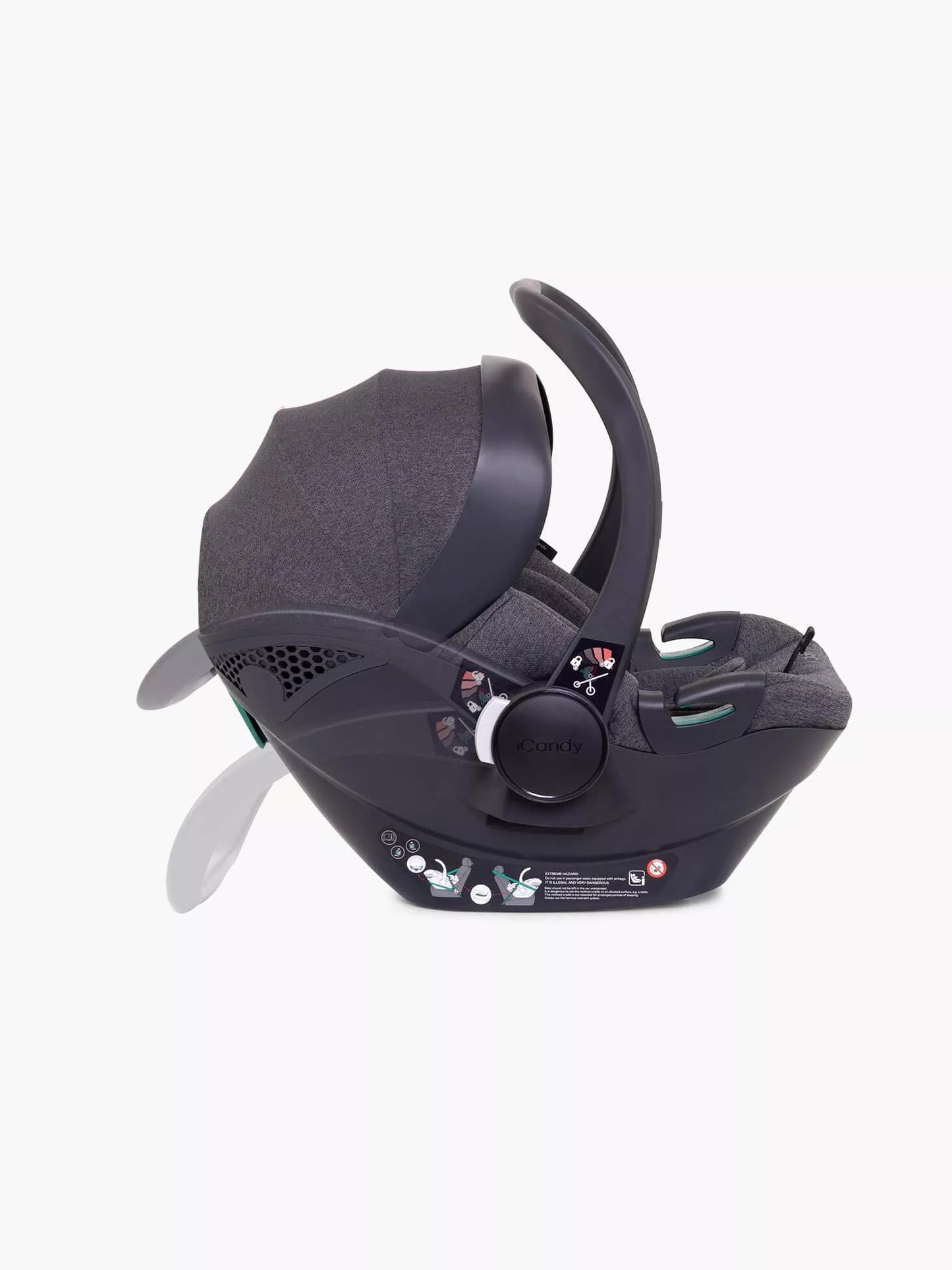 iCandy Cocoon Car Seat & Base - Dark Grey