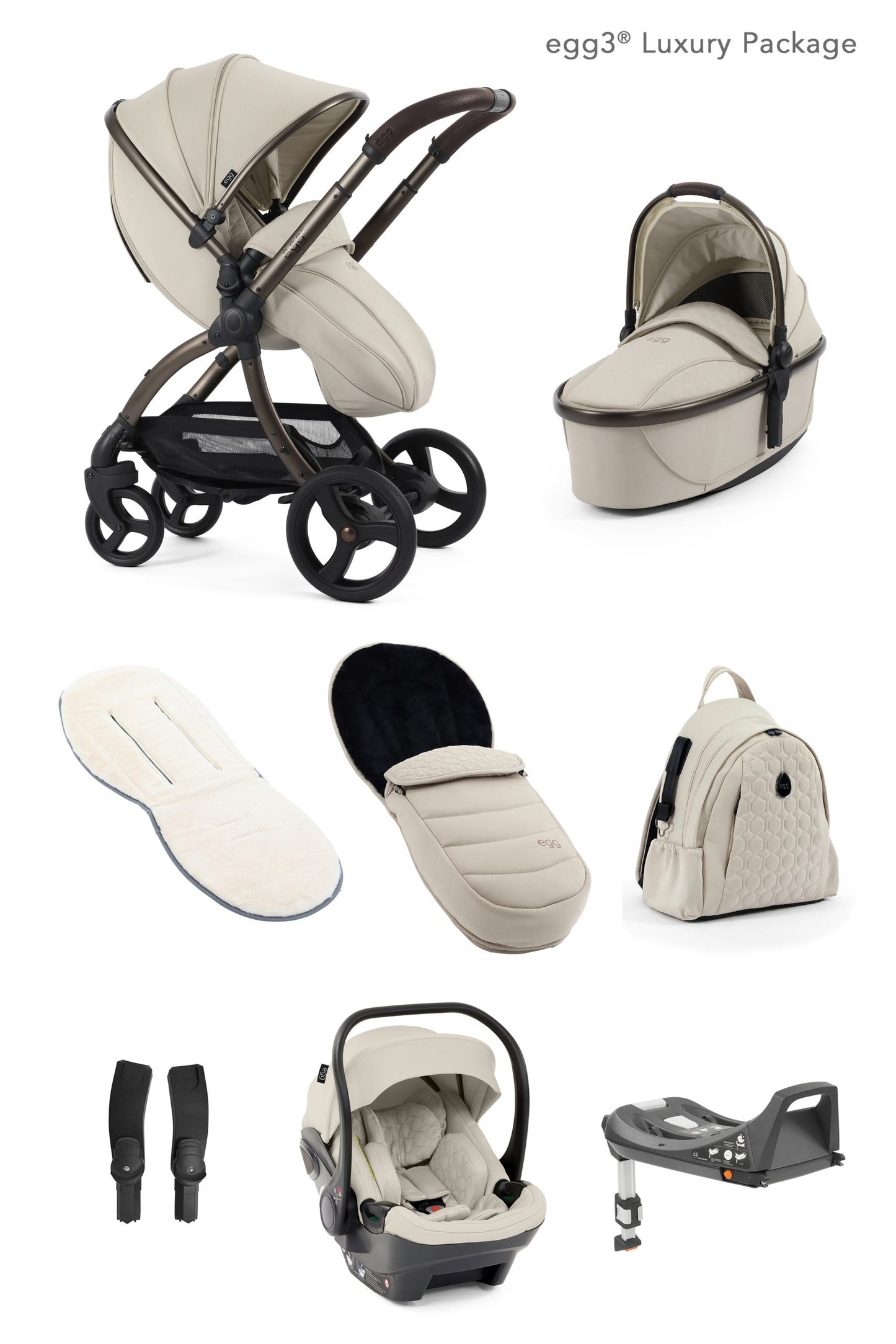 Egg3® Stroller Package Cashmere