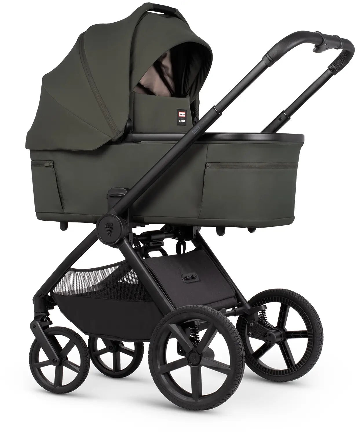 Hunter x Venicci Upline 3 Dark Olive Pram