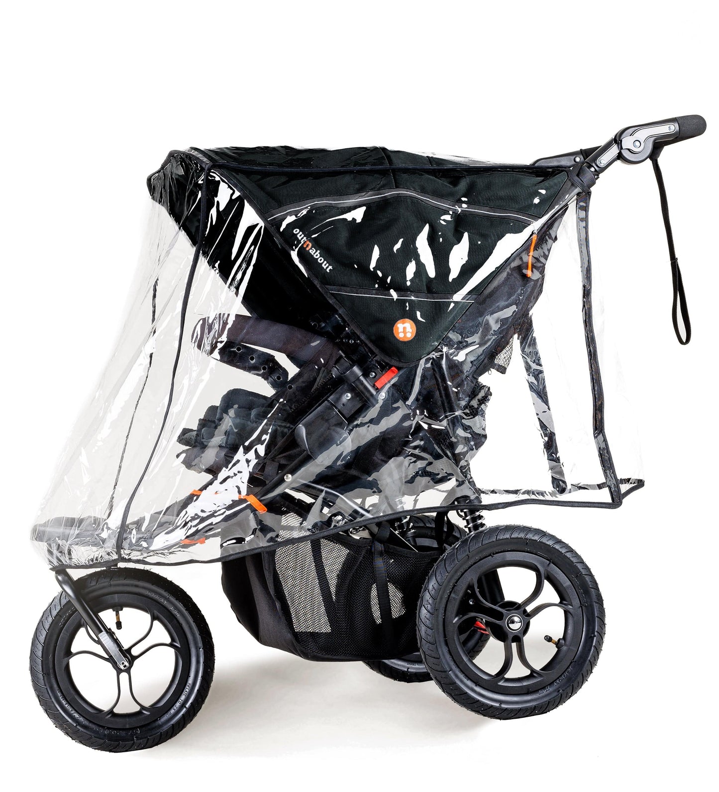 OutnAbout Nipper V5 Double Pushchair Summit Black