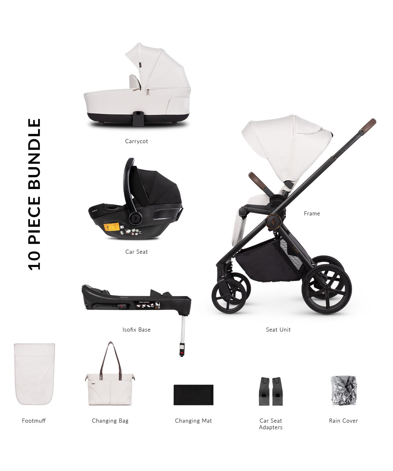 Venicci Claro Vanilla Pram