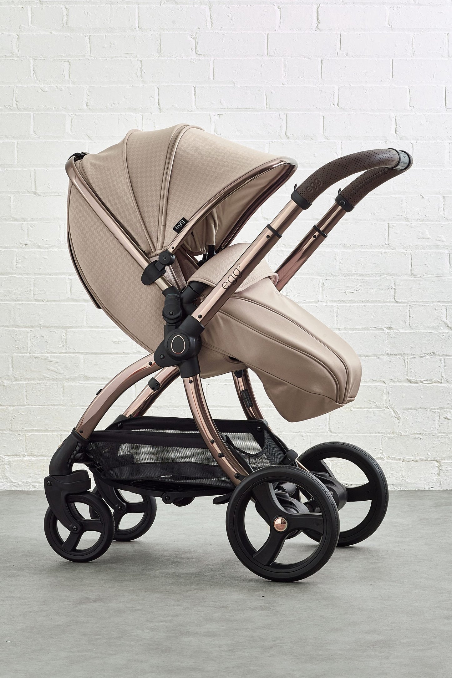egg3® Stroller Package Houndstooth Almond