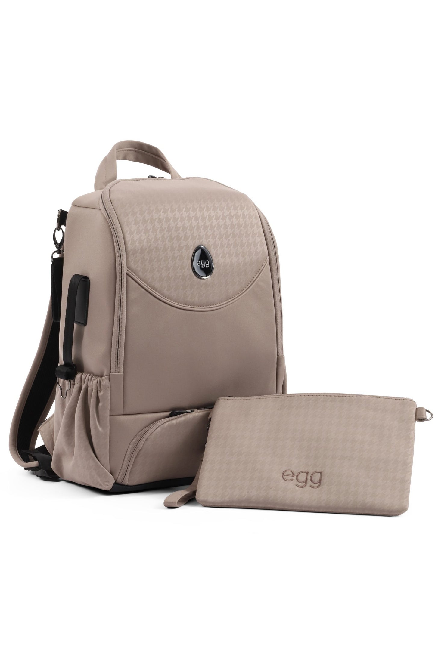 egg3® Stroller Package Houndstooth Almond