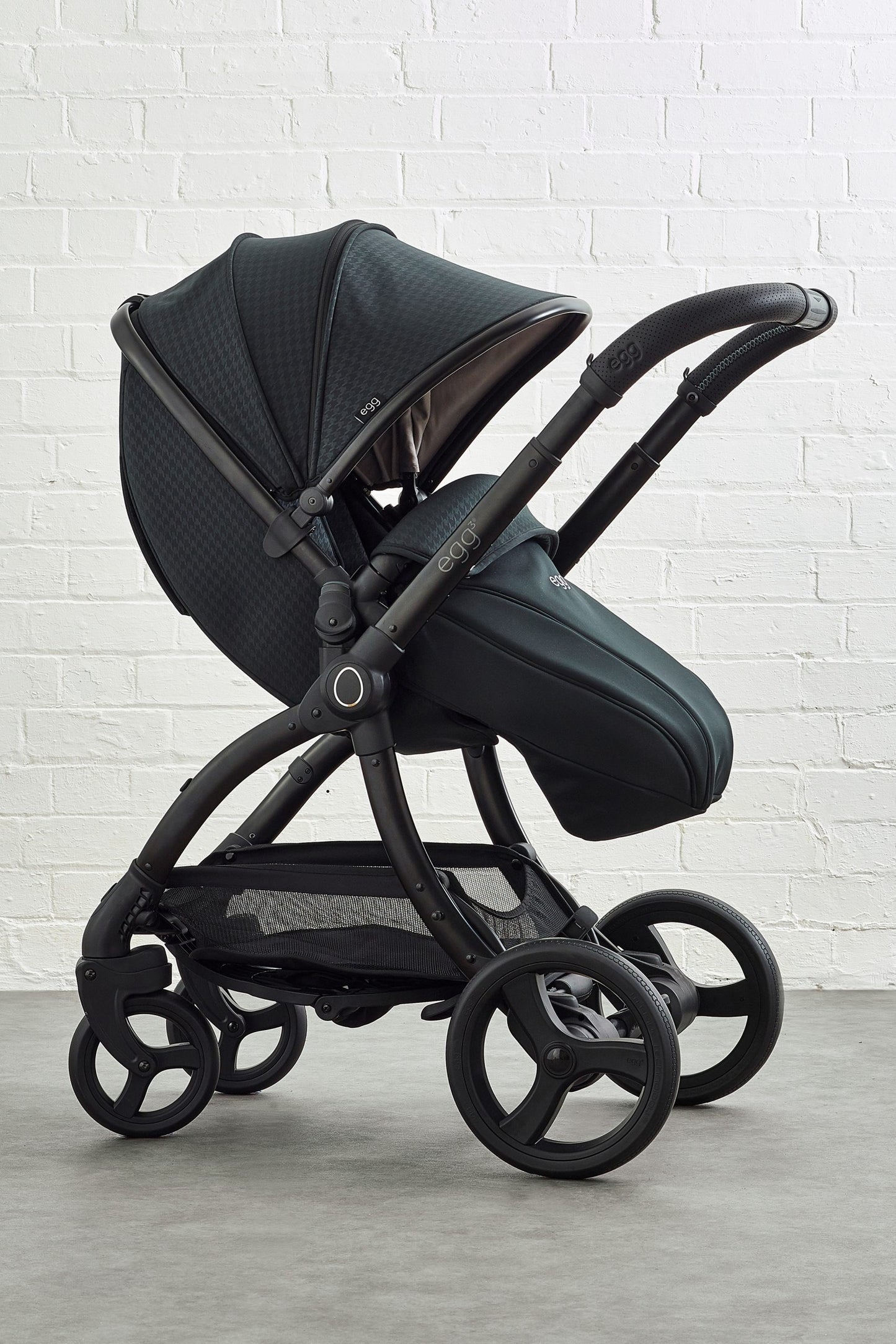 egg3® Stroller Package Houndstooth Black