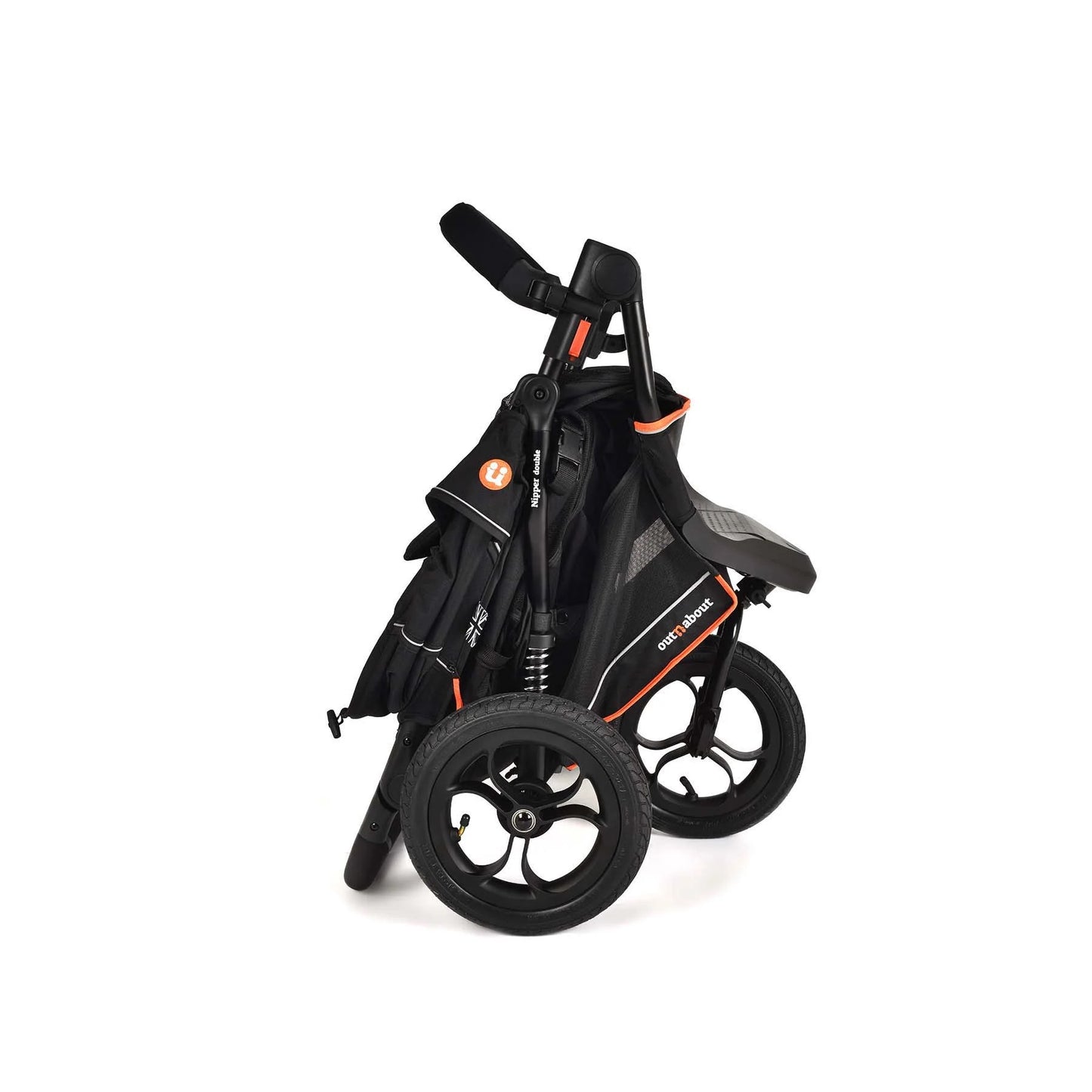 OutnAbout Nipper V6 Double Pushchair Brambleberry Red