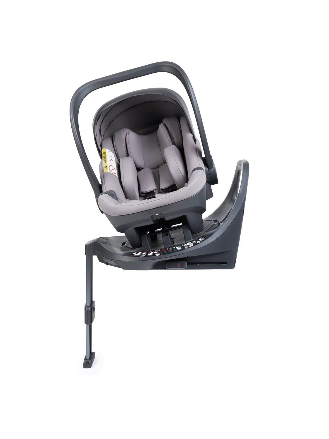 Core 2 Story Grey Pushchair and Carrycot - Complete 360 Car Seat Bundle
