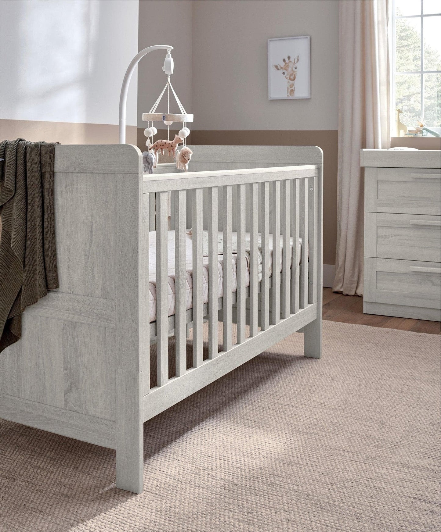 Mamas & Papas Atlas Convertible Cot Bed Nimbus White