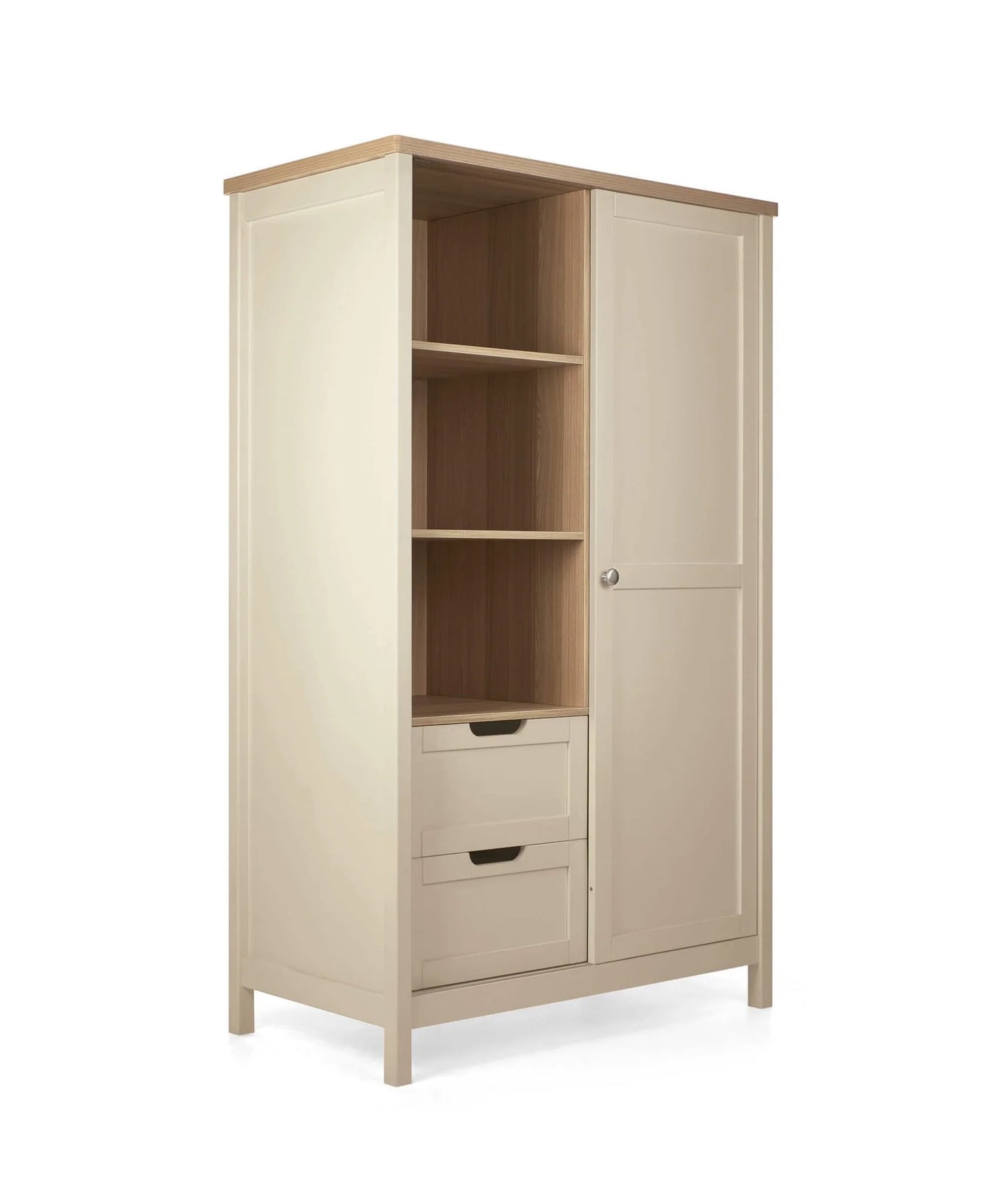 Mamas & Papas Harwell 3 Piece Cotbed Range with Wardrobe & Dresser - Cashmere