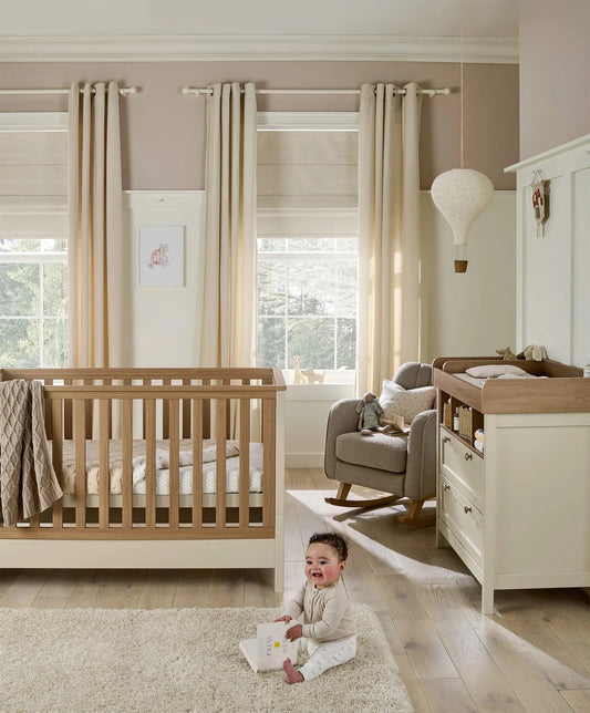 Mamas & Papas Harwell 2 Piece Cotbed Range with Dresser -  Cashmere