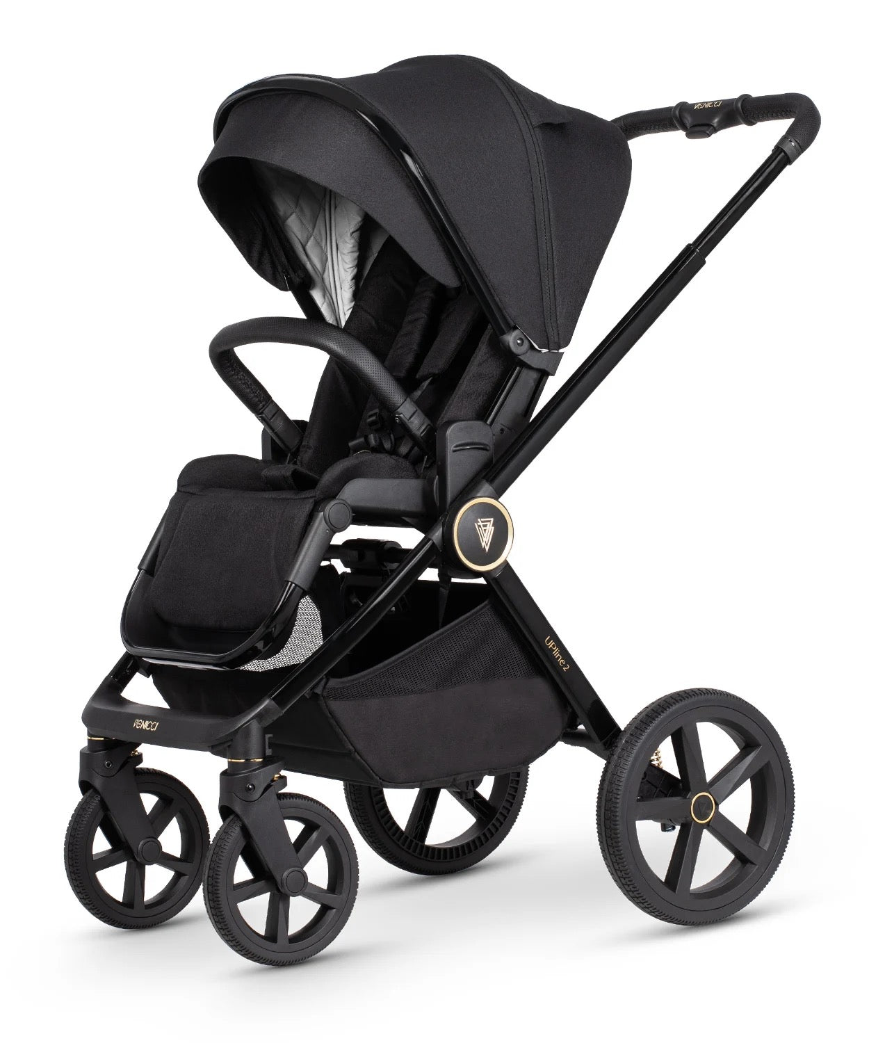 Venicci Upline 2 All Black Pram