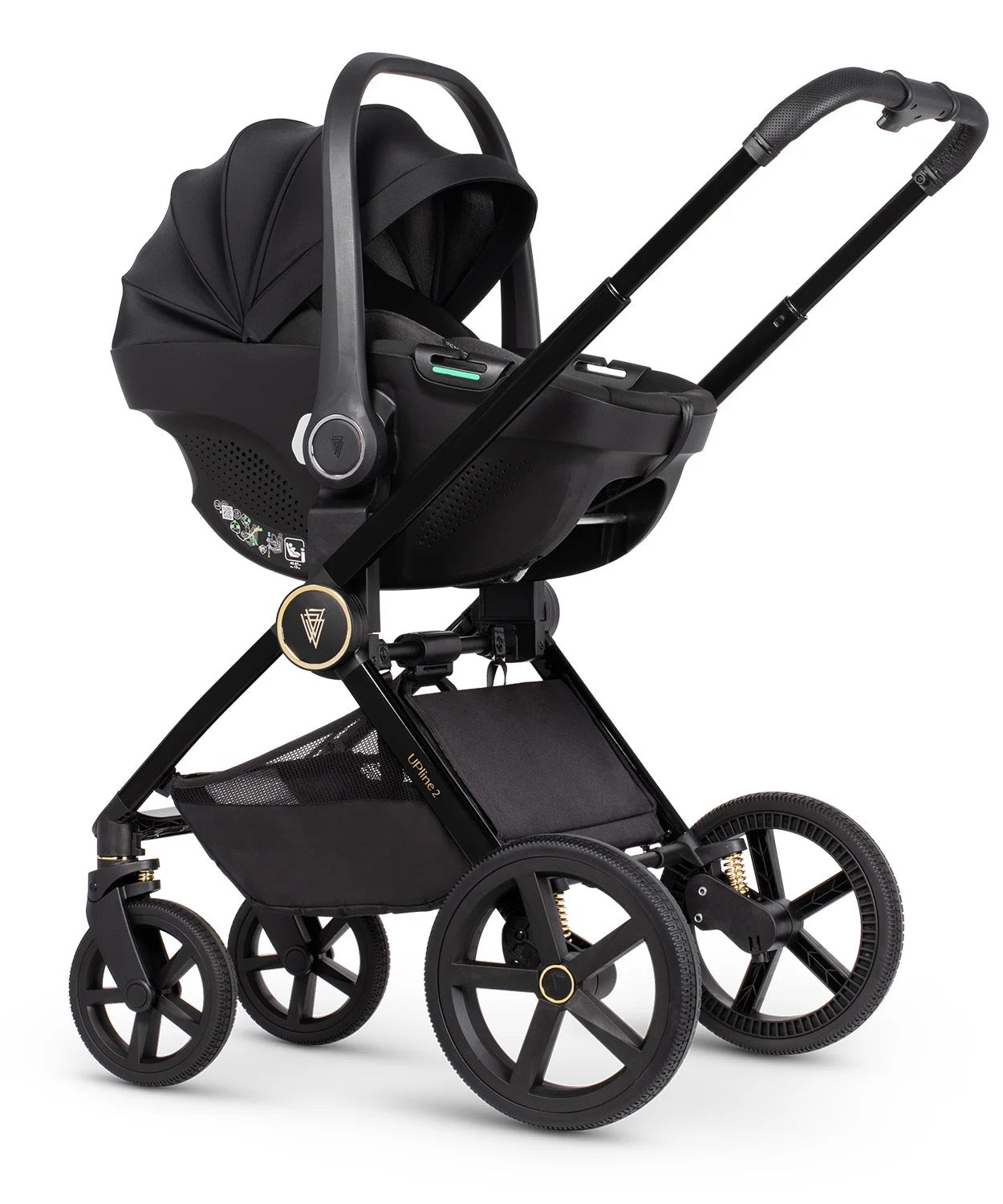 Venicci Upline 2 All Black Pram