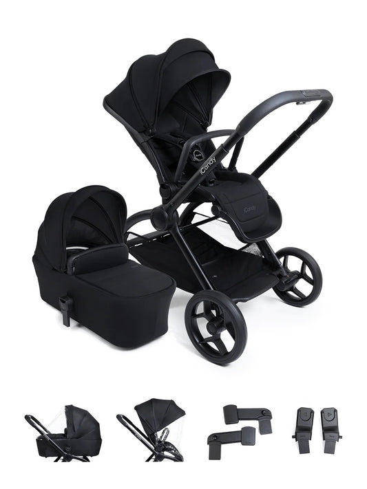 Core 2 Black Pushchair and Carrycot