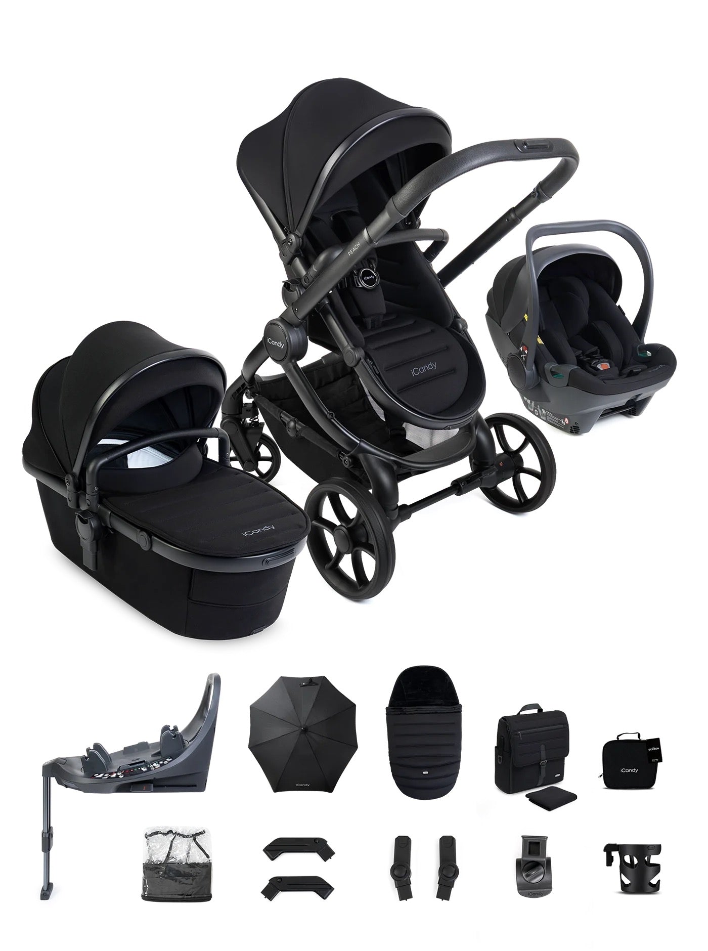 Peach 8 Black Complete Bundle