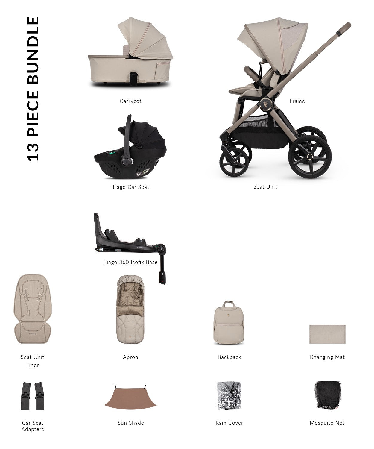 Venicci Upline 3 Pebble