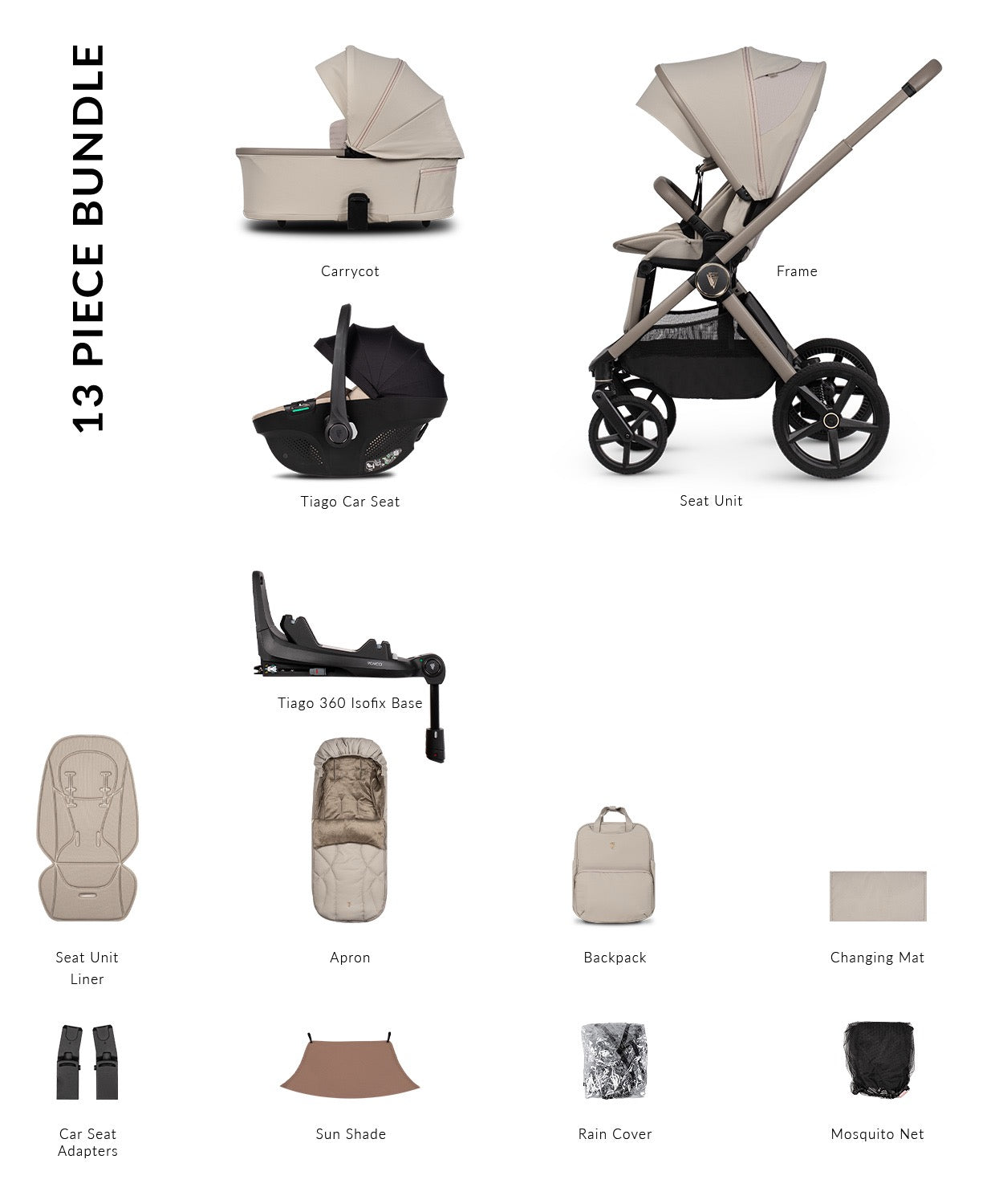 Venicci Upline 3 Pebble