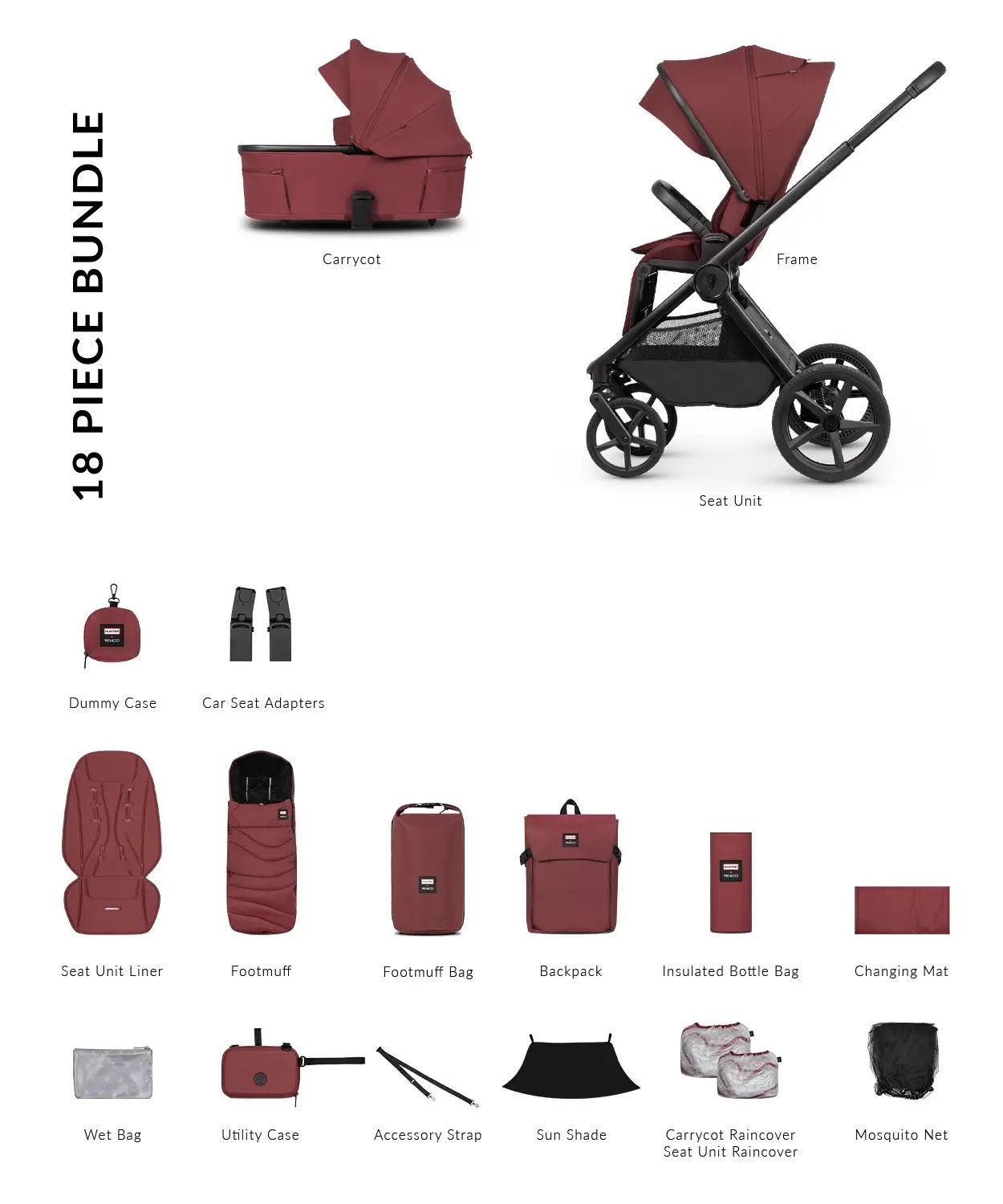 Strollers Hunter x Venicci Upline 3 Ultimate Bundle