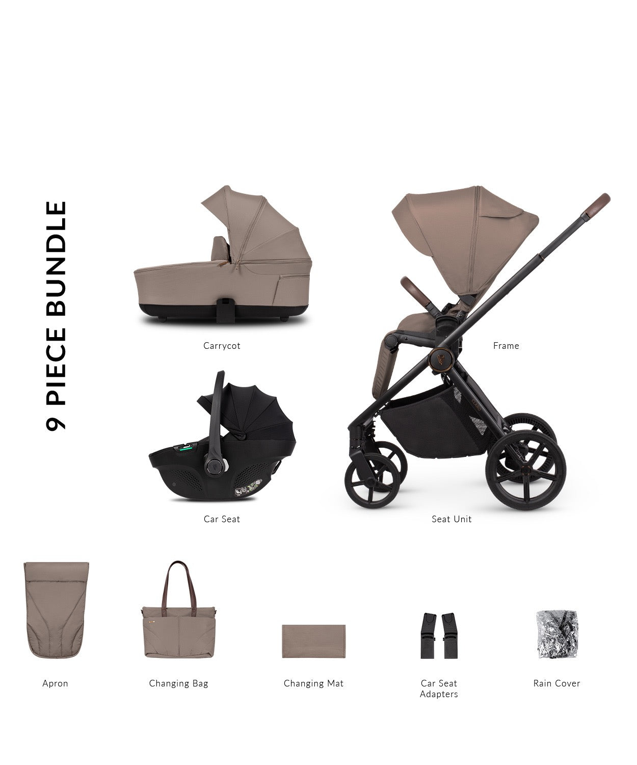 Venicci Claro 2 Almond Pram