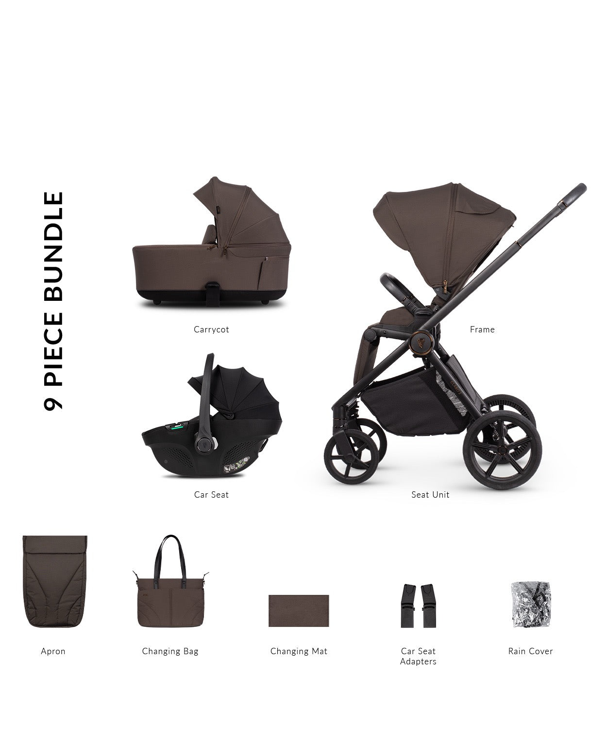 Venicci Claro 2 Chocolate Pram