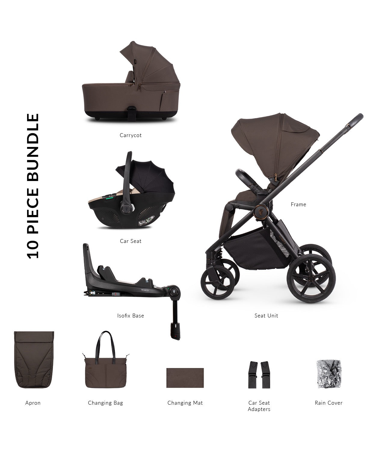 Venicci Claro 2 Chocolate Pram