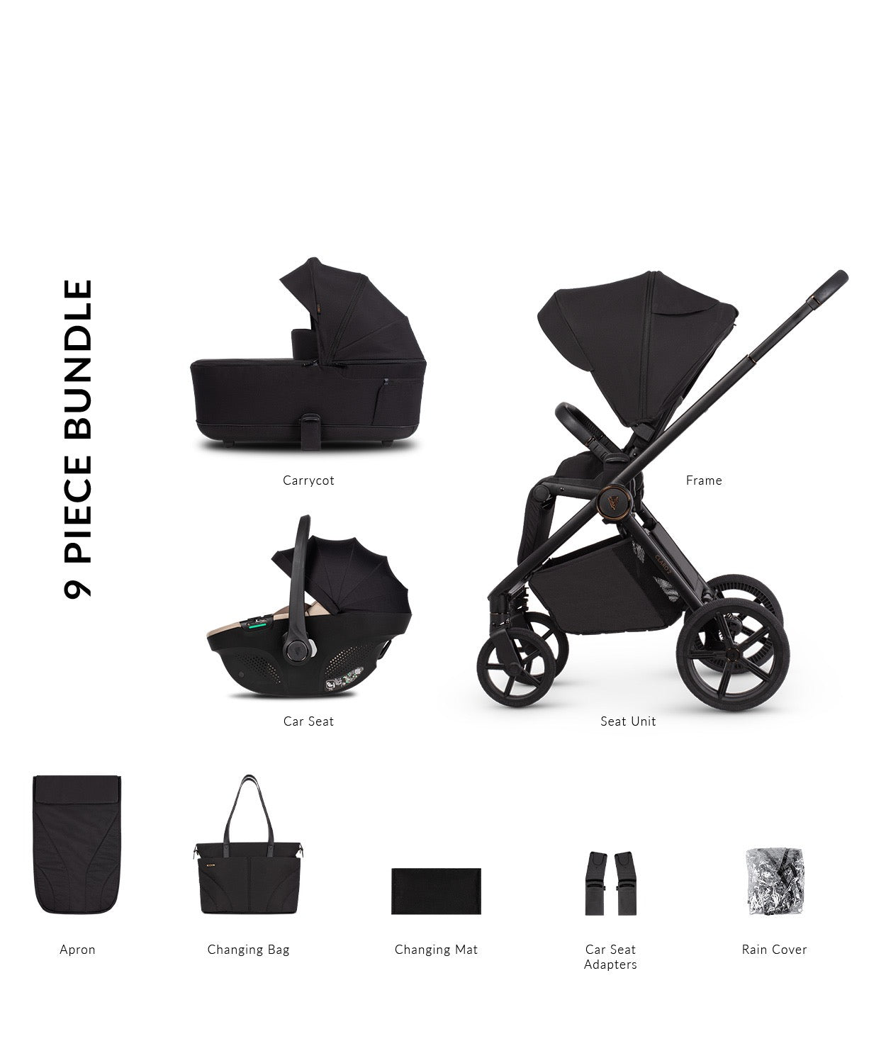 Venicci Claro 2 Noir Pram